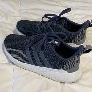 Navy Adidas Gym Shoes